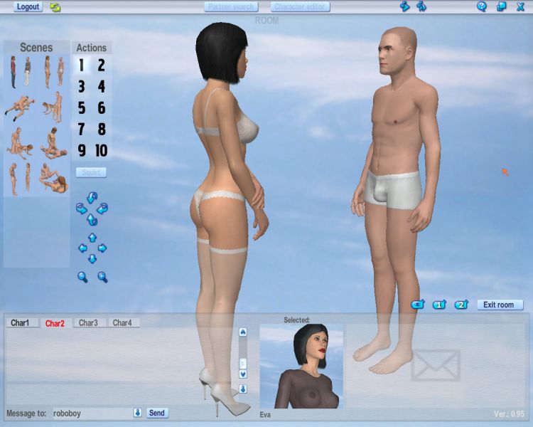Play Online Erotic Game while 3d Couples